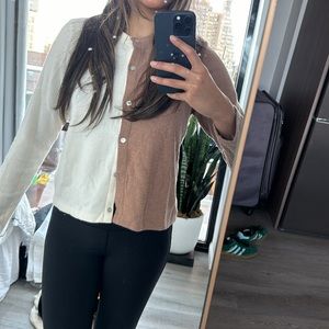 Donni size small cashmere blend cardigan